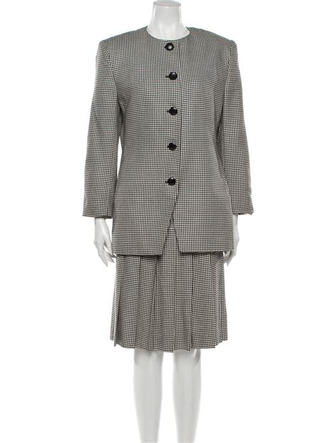 vintage christian dior skirt suit